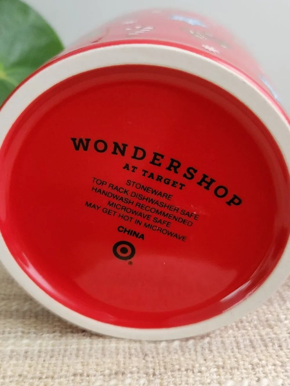 Wondershop Holiday Stoneware Mug Target Red Candy Peppermint Cup